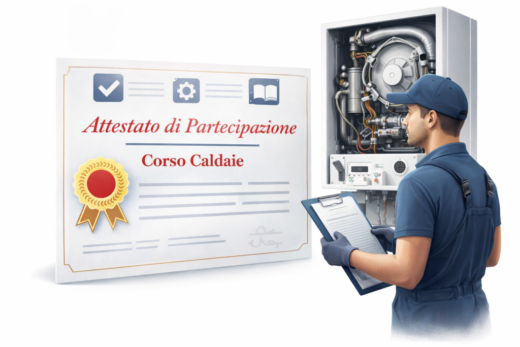 attestato corso caldaie