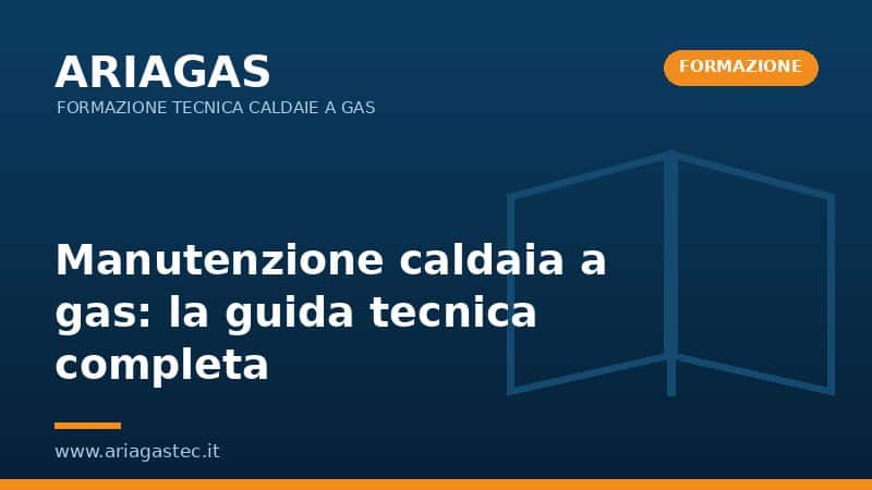 Manutenzione caldaia a gas